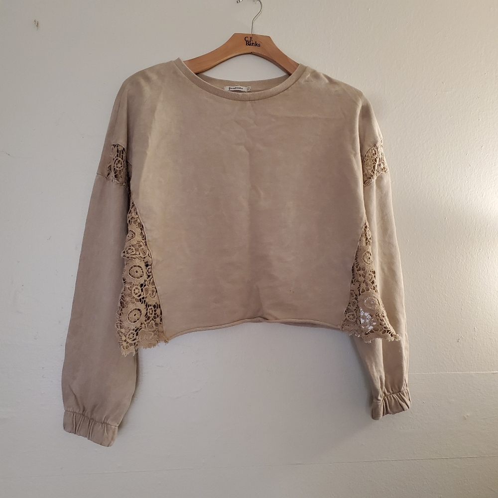 Women Crop Sweatshirt